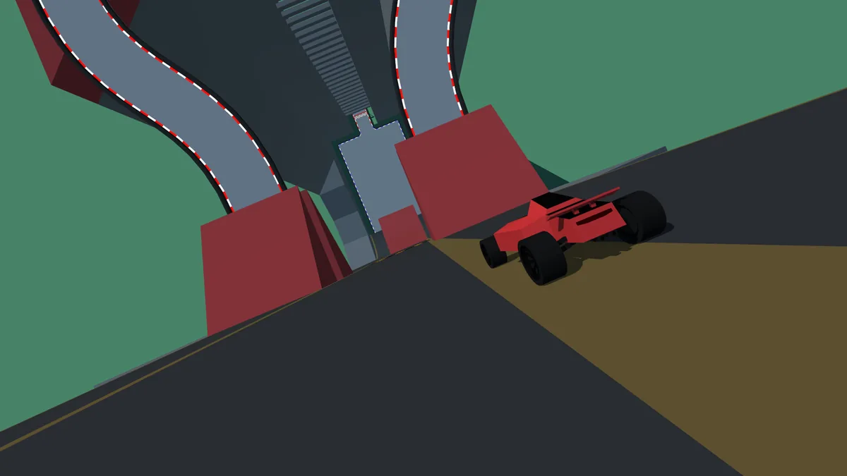 Official PolyTrack gameplay image from a Kodub update